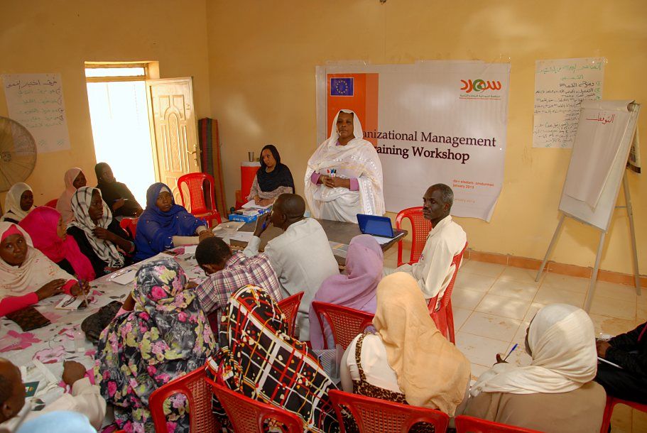 SORD facilitator speaking at a workshop